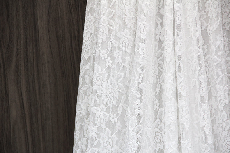 TDY White Maxi Infinity Lace Dress