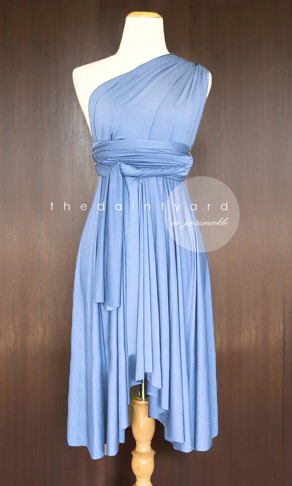 TDY Periwinkle Short Infinity Bridesmaid Dress – Thedaintyard