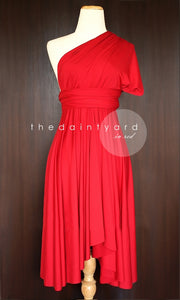 TDY Red Short Infinity Dress