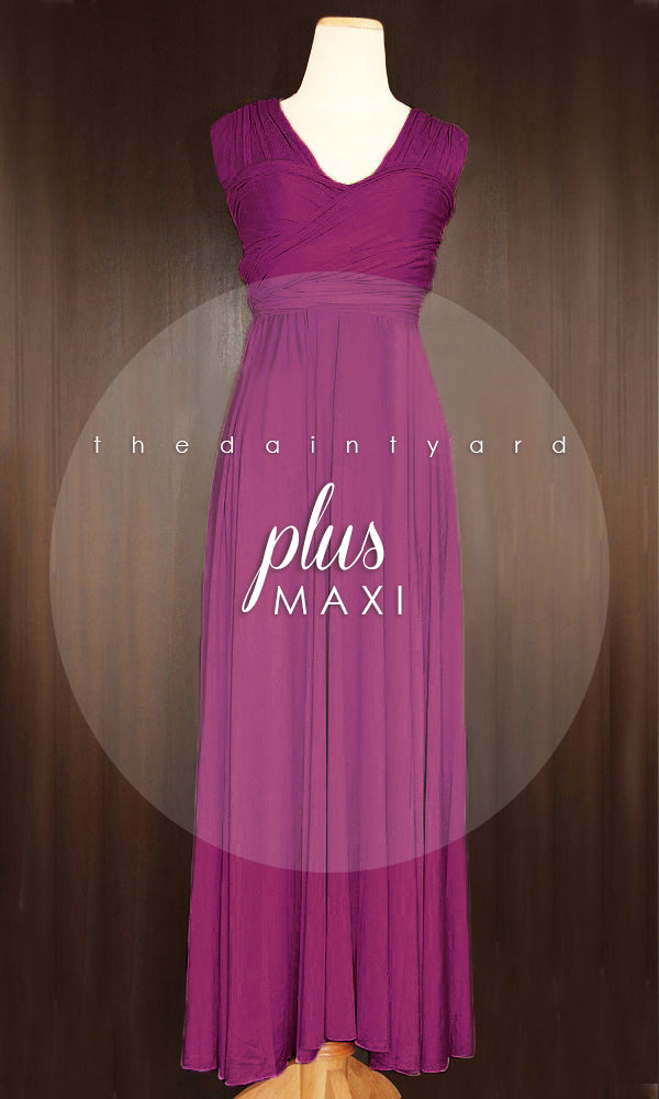 TDY Dusty Rose Maxi Infinity Bridesmaid Dress – Thedaintyard