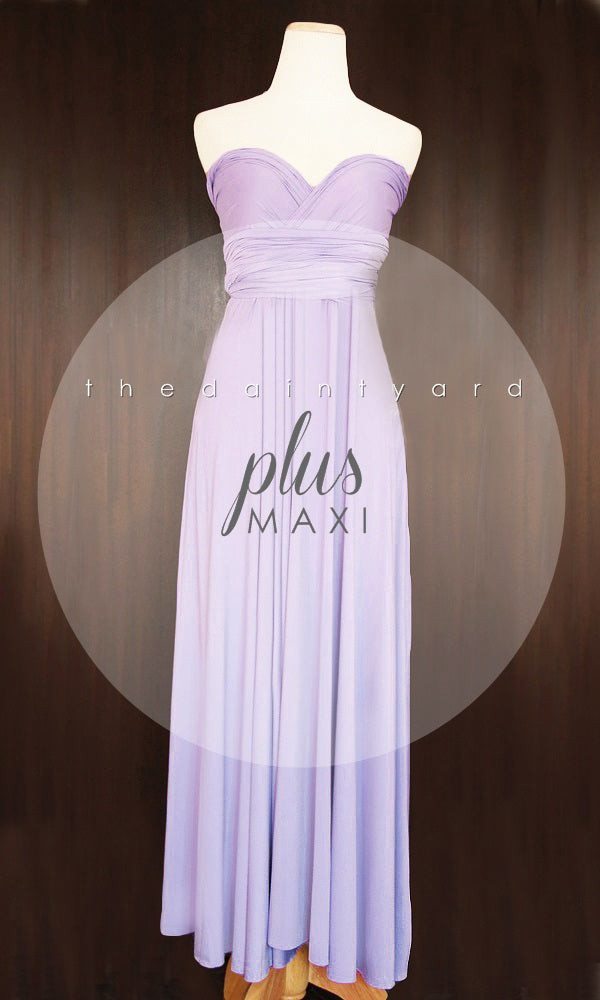 light purple infinity dress Infinity Dress/Wrap Convertible Bridesmaid Dress/Custom Size/30+ Color Floor 39 inches / Average(0-14)