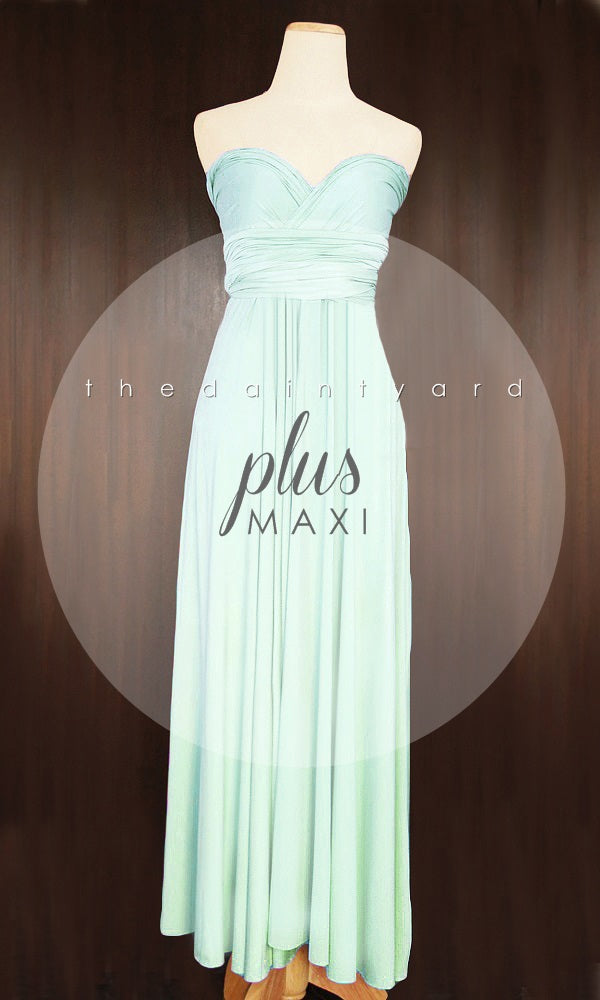 TDY Mint Green Maxi Infinity Bridesmaid Dress Thedaintyard TDY Mint Green Maxi Infinity Bridesmaid Dress Thedaintyard