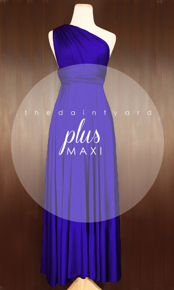 TDY Royal Blue Maxi Infinity Bridesmaid Dress Thedaintyard TDY Royal Blue Maxi Infinity Bridesmaid Dress Thedaintyard