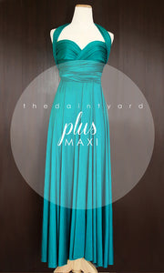 TDY Teal Green Maxi Infinity Dress