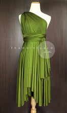Load image into Gallery viewer, TDY Olive Short Infinity Dress