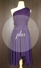 Load image into Gallery viewer, TDY Grape Short Infinity Dress