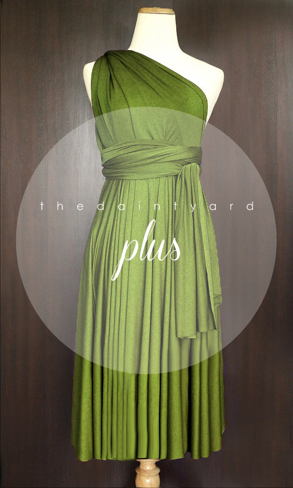 TDY Olive Short Infinity Bridesmaid Dress Thedaintyard TDY Olive Short Infinity Bridesmaid Dress Thedaintyard
