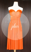 Load image into Gallery viewer, TDY Orange Short Infinity Dress