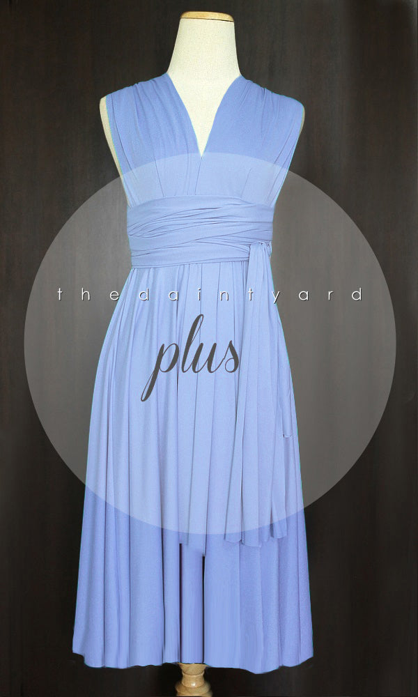 TDY Periwinkle Short Infinity Bridesmaid Dress – Thedaintyard
