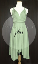 Load image into Gallery viewer, TDY Sage Green Short Infinity Dress