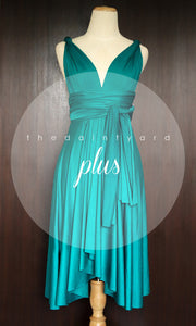 TDY Teal Green Short Infinity Dress