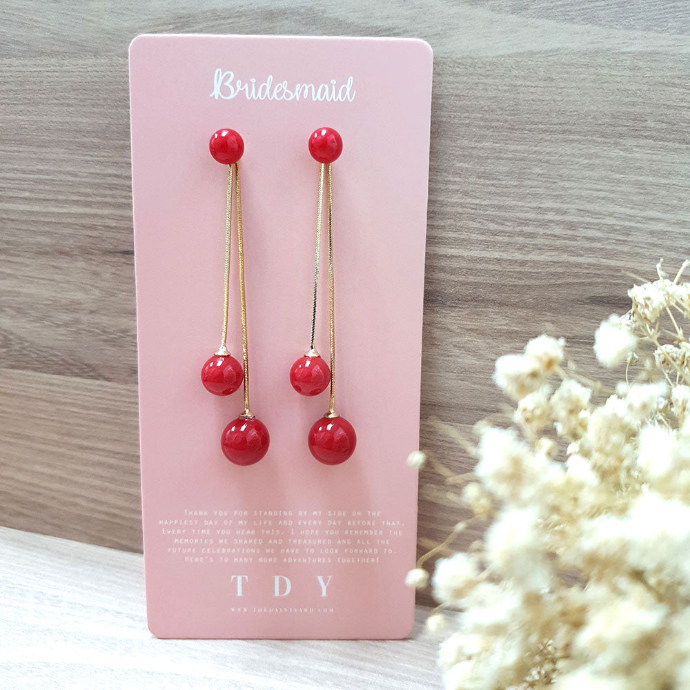 TDY Bridesmaid Gift Odetta Earring