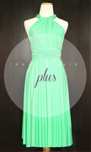 Load image into Gallery viewer, TDY Apple Green Short Infinity Dress