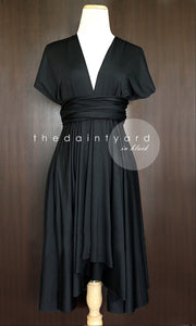 TDY Black Short Infinity Dress