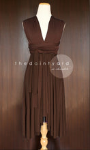 Load image into Gallery viewer, TDY Chocolate Short Infinity Dress