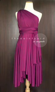 TDY Magenta Short Infinity Dress