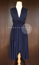 Load image into Gallery viewer, TDY Navy Short Infinity Dress