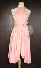 Load image into Gallery viewer, TDY Peach Short Infinity Dress