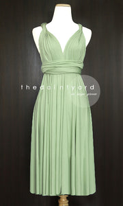 TDY Sage Green Short Infinity Dress