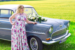 TDY Bella Floral Maxi Infinity Dress