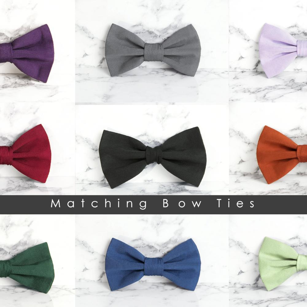 TDY Matching Bow Tie in 40 Colours