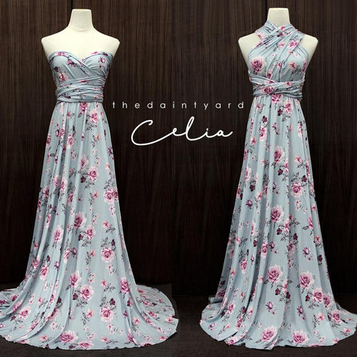 TDY Celia Floral Maxi Infinity Dress