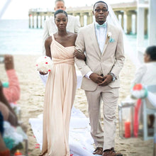 Load image into Gallery viewer, TDY Champagne Maxi Infinity Dress