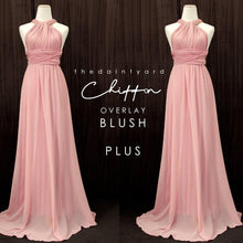 Load image into Gallery viewer, TDY Chiffon Overlay Skirt in Blush
