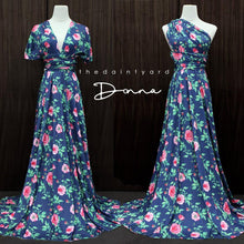 Load image into Gallery viewer, TDY Donna Floral Maxi Infinity Dress