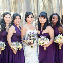 Load image into Gallery viewer, TDY Grape Short Infinity Dress