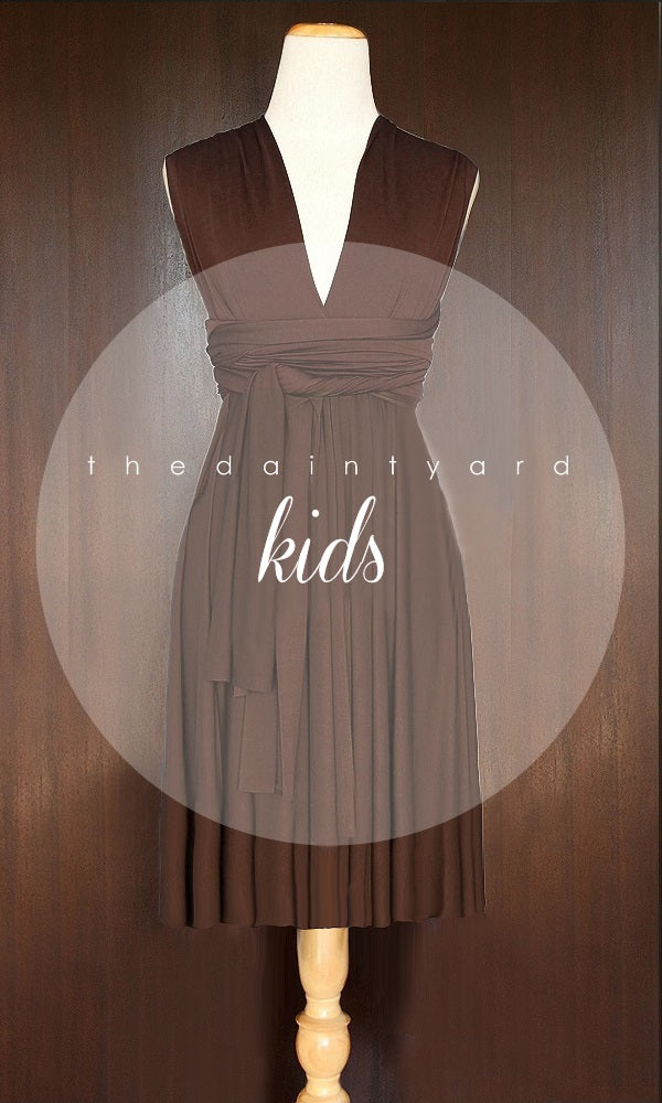 TDY Kids Infinity Dress in 35 Colours Thedaintyard TDY Kids Infinity Dress in 35 Colours Thedaintyard