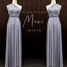 Load image into Gallery viewer, TDY Mauve Maxi Infinity Dress