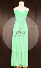 Load image into Gallery viewer, TDY Apple Green Maxi Infinity Dress
