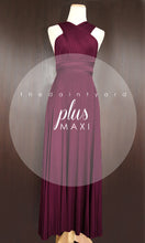 Load image into Gallery viewer, TDY Burgundy Maxi Infinity Dress