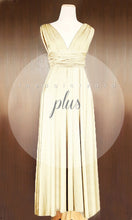 Load image into Gallery viewer, TDY Champagne Maxi Infinity Dress