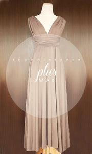 TDY Light Taupe Maxi Infinity Dress