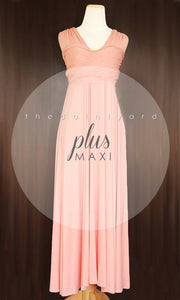 TDY Peach Maxi Infinity Dress