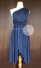 Load image into Gallery viewer, TDY Midnight Blue Short Infinity Dress
