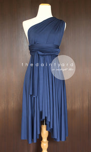 TDY Midnight Blue Short Infinity Dress