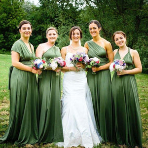TDY Apple Green Maxi Infinity Bridesmaid Dress Thedaintyard TDY Apple Green Maxi Infinity Bridesmaid Dress Thedaintyard