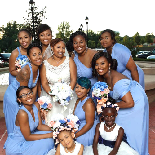 TDY Periwinkle Maxi Infinity Dress