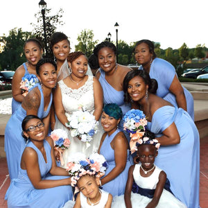 TDY Periwinkle Maxi Infinity Dress
