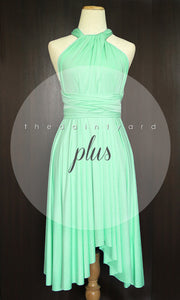 TDY Apple Green Short Infinity Dress