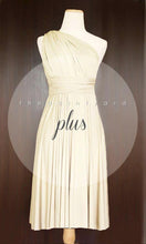 Load image into Gallery viewer, TDY Champagne Short Infinity Dress