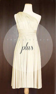 TDY Champagne Short Infinity Dress