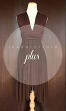 Load image into Gallery viewer, TDY Chocolate Short Infinity Dress