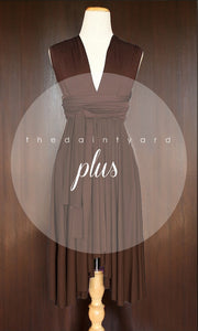 TDY Chocolate Short Infinity Dress