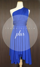 Load image into Gallery viewer, TDY Cobalt Blue Short Infinity Dress