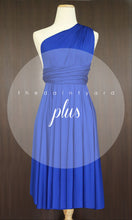 Load image into Gallery viewer, TDY Cobalt Blue Short Infinity Dress