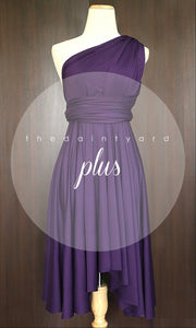 TDY Grape Short Infinity Dress